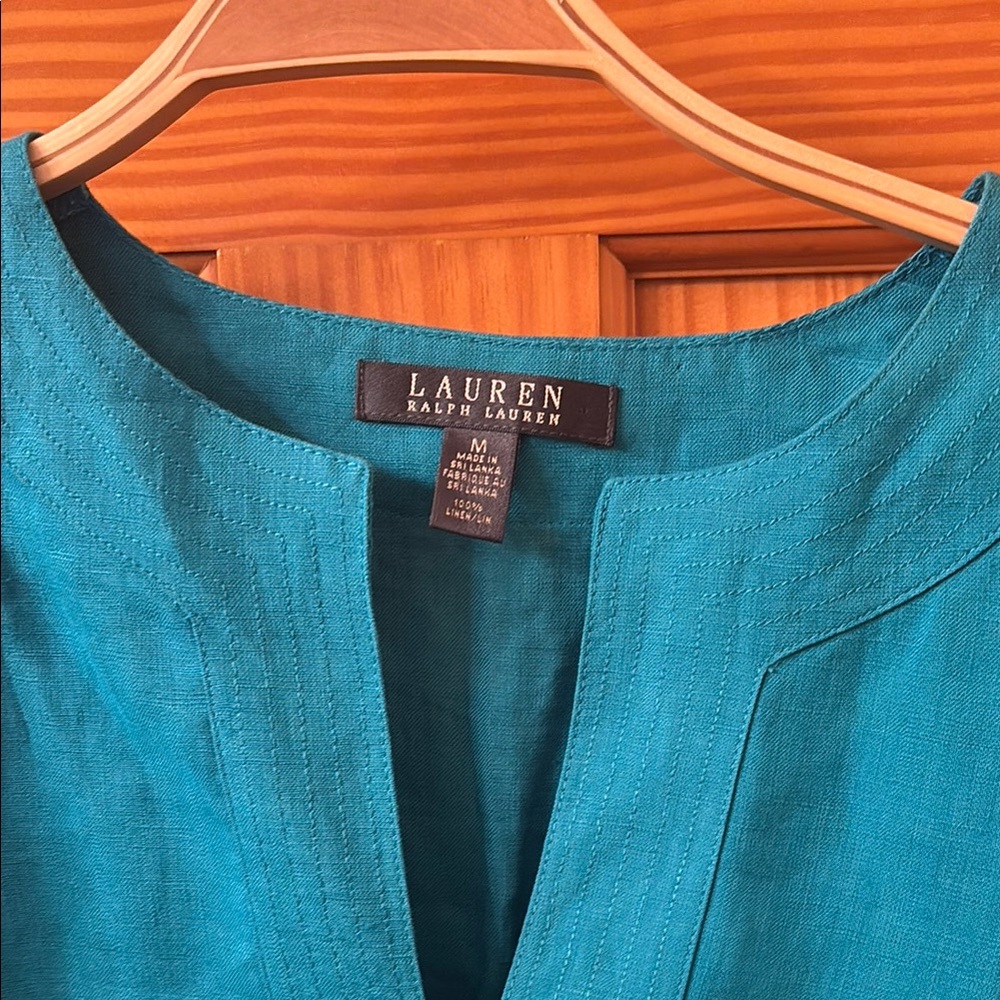 Lauren Ralph Lauren Turquoise Top